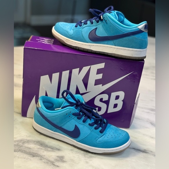 Nike Dunk SB Low Pro Blue Fury/Deep Royal Blue Fury BQ6817-400 US11 Box included - Picture 1 of 7
